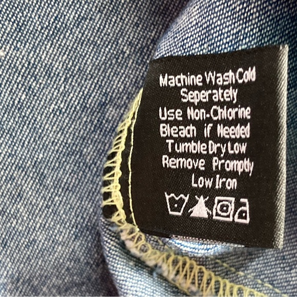 Denim Buttondown Shirt - Picture 7 of 9